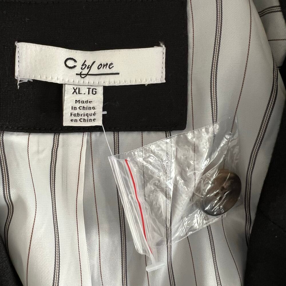 C by One Black Long Sleeve Blazer‎ Size X Large - Picture 7 of 8